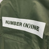 [M] Number Nine Logo Coach Jacket Olive