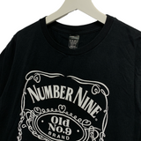[XL] Number Nine Whiskey Logo Tee T Shirt Black