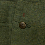 [2] Kapital Cotton Linen Leather Elbow 4 Button Blazer