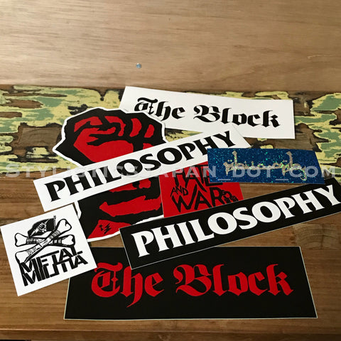 WTaps Philosophy Store Limited Sticker Set 1