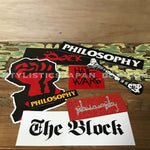 WTAPS Philosophy Store Limited Sticker Set 4