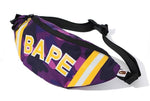 DS! A Bathing Ape Bape Color Camo NBA Shoulder / Waist Bag