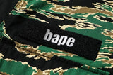 [S] DS! A Bathing Ape Bape Tiger Camo Military Shirt