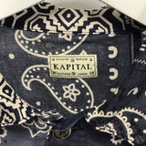[XL] Kapital Kountry Bandana Shirt Jacket Navy