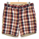 [L] Kapital Madras Check Shorts