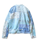 [2XL] Kapital Kountry Bandana Patchwork Pt 1st Shirt Jacket Light Blue