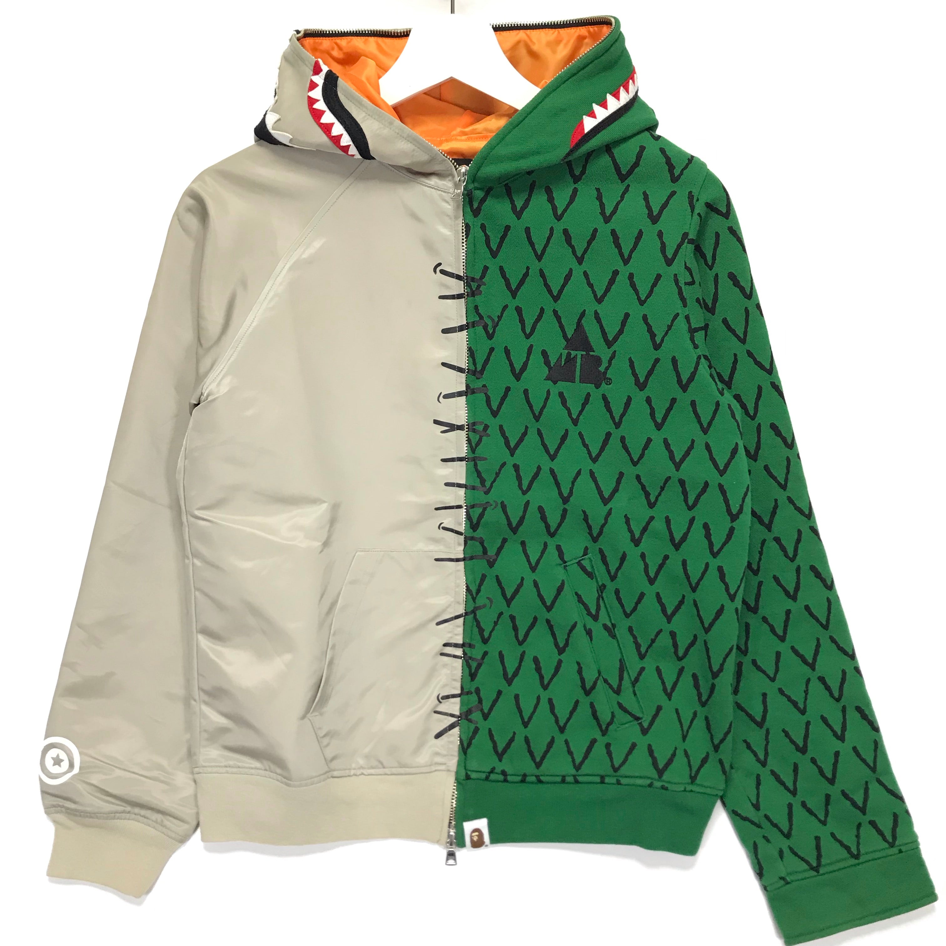 トップス Bape Ambush alligator shark zip hoodie BAPE × AMBUSH Alligator Shark full zip hoodie A Bathing Ape