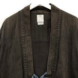 [M] Visvim SS15 Sendai Exclusive Lhamo Shirt Herringbone Cotton/Linen Brown