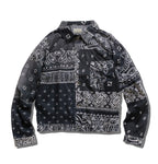 [2XL] DS! Kapital Kountry Bandana Patchwork Pt 1st Shirt Jacket Black