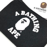 A Bathing Ape Bape College Logo Neoprene Card / Coin Case