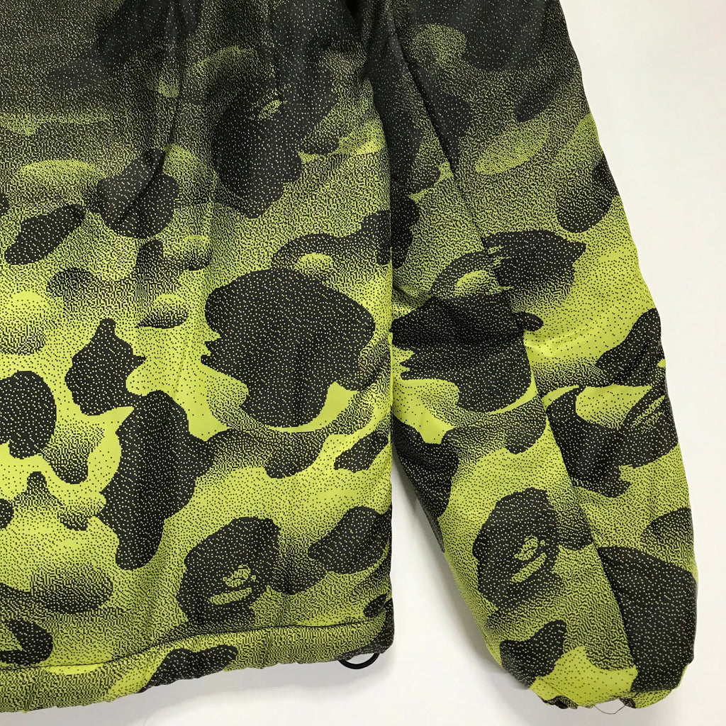 A Bathing Ape camouflage-print Puffer Jacket - Yellow