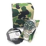 A Bathing Ape Bape Type 15 Milgaus Bapex Watch Silver/Black