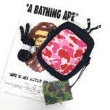 DS! A Bathing Ape Bape ABC Camo Camera / Shoulder Bag Pink