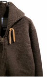[M] Visvim 13AW Sturgis Sweater FZ Full Zip Brown