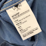 [M] WTaps Cell L/S Chambray Shirt Blue