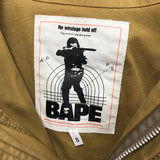 [S] A Bathing Ape Bape x WTaps Vintage Remake Army Riders Jacket