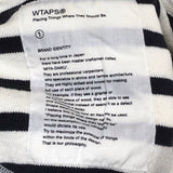 [S] WTaps Vasque Border L/S Shirt White/Navy