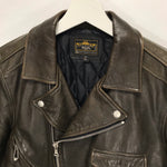 [L] WTaps 10AW Leather Riders Jacket