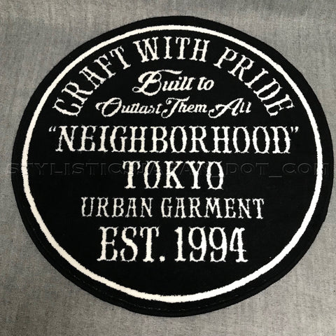 Neighborhood CWP 1994 Logo Rug Mat Black