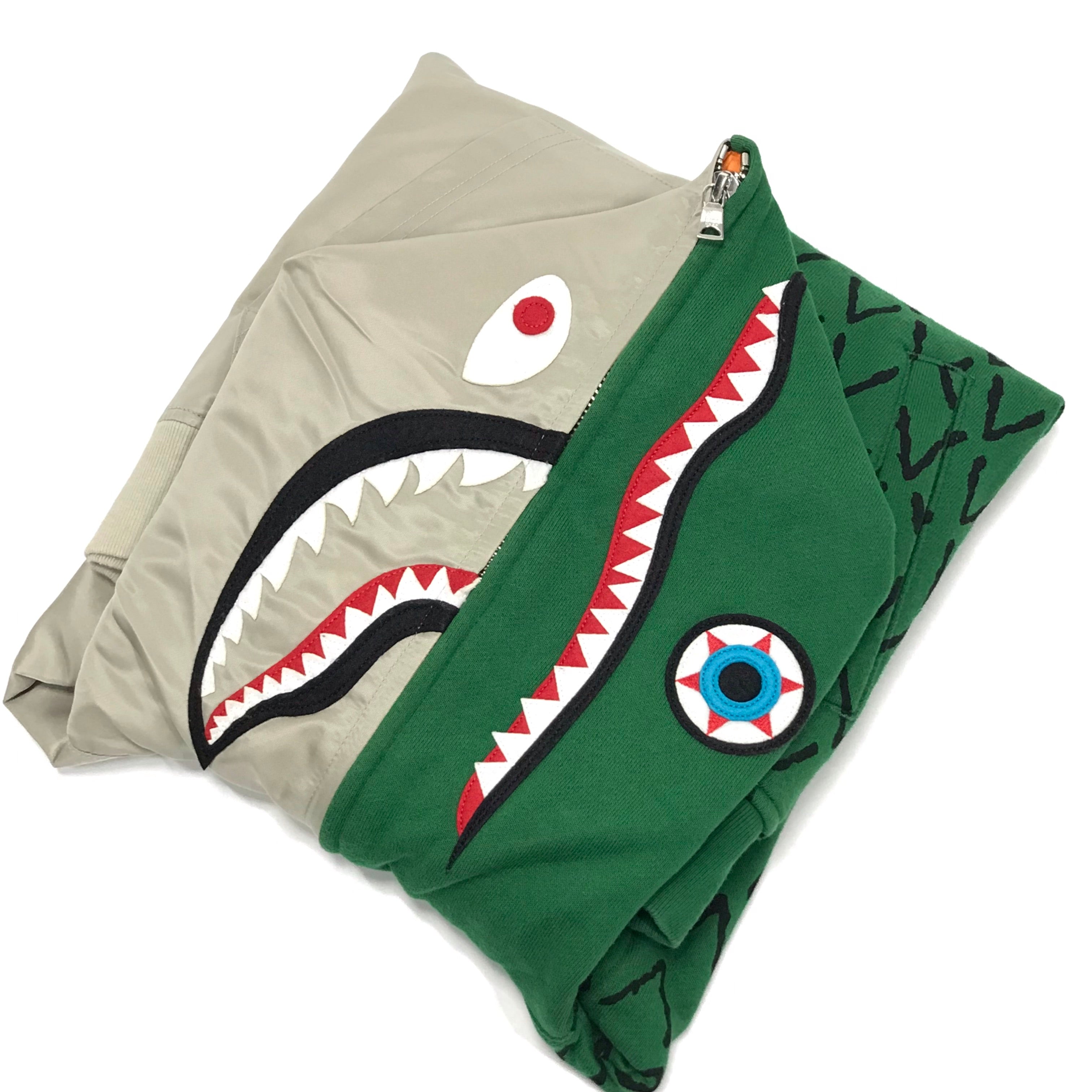 Women's S] A Bathing Ape Bape x Ambush Shark Alligator Full Zip