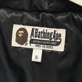 [S] A Bathing Ape Bape Noise Camo Puffer Jacket Black
