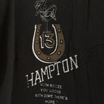 [S] DS!  Neighborhood Hampton Horseshoe Tee S/S Black