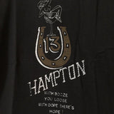 [S] DS!  Neighborhood Hampton Horseshoe Tee S/S Black